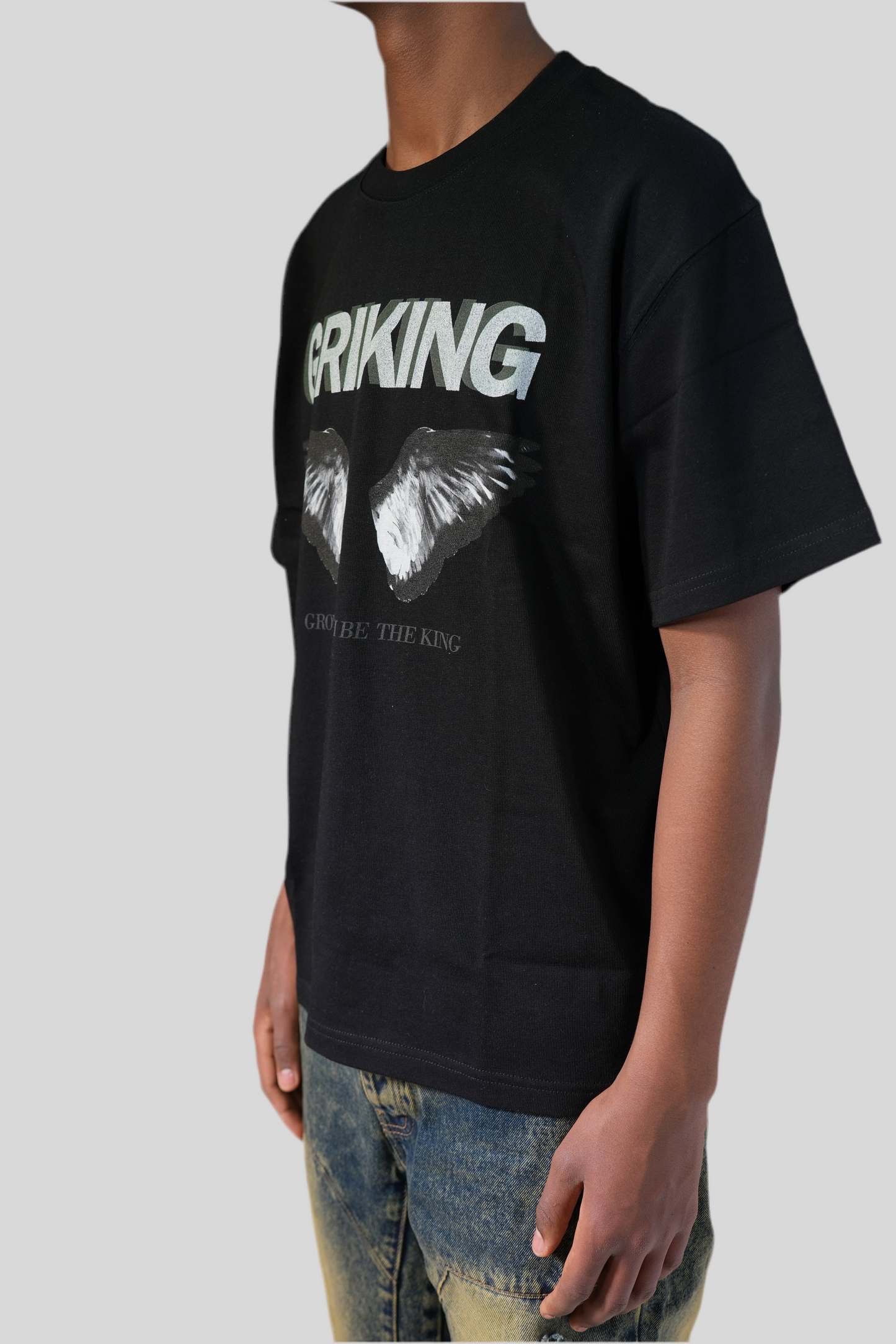 GRIKING BLACK/OVERSIZED T-SHIRT